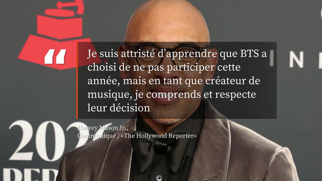 Video thumbnail for Le président des Grammy répond à BTS qui boycotte la cérémonie.