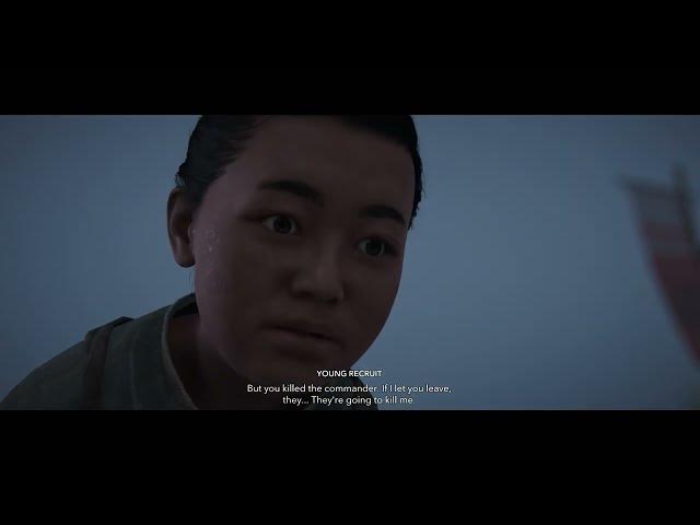 Video thumbnail for Assassin's Creed Shadows - Astray: Yasuke Talks To Young Recruit Cutscene | Slay Samurai Daisho