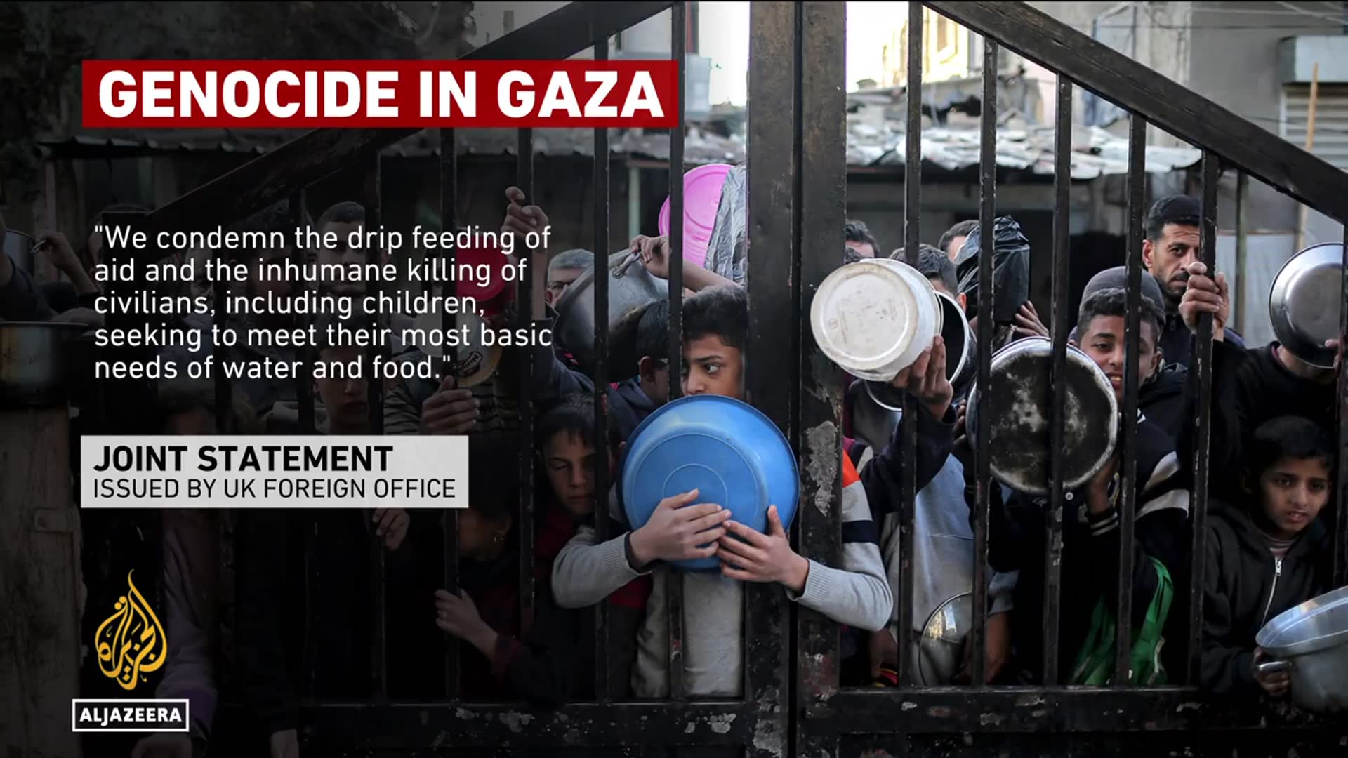 'Video thumbnail for Twenty-five countries, including UK, France, call for immediate end to Gaza war'