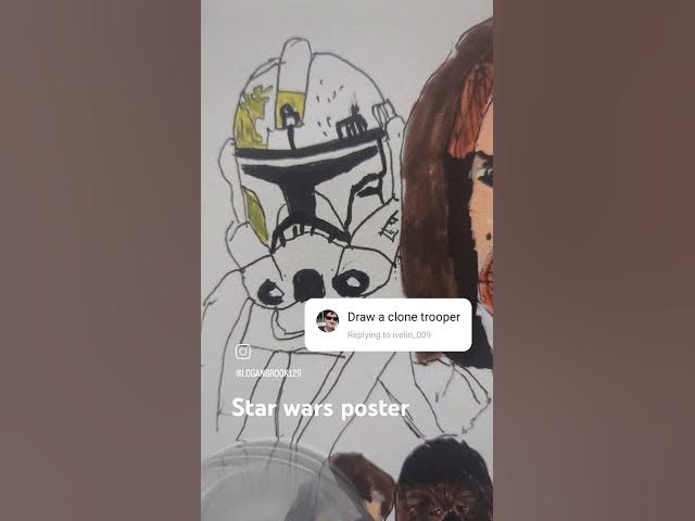 Video thumbnail for how to draw clone trooper star wars