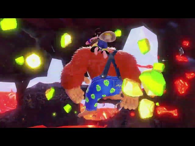 Video thumbnail for Donkey Kong Bananza - Freezer Layer: Enter Sublayer 501 | Reach Choco Lava Lake Getaway Gameplay