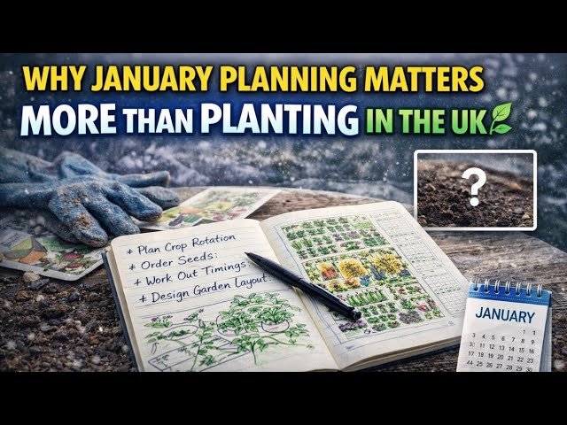 Video thumbnail for 🎥 ✅ 🌿 Why January Planning Matters More Than Planting in the UK 🗓️ | Smart Gardening for Success