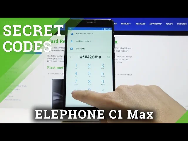 Video thumbnail for ELEPHONE C1 Max CODES / Hidden Mode / Secret Menu
