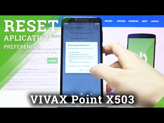 Video thumbnail for How to Reset App Preferences in VIVAX Point X503 – Reset App Settings