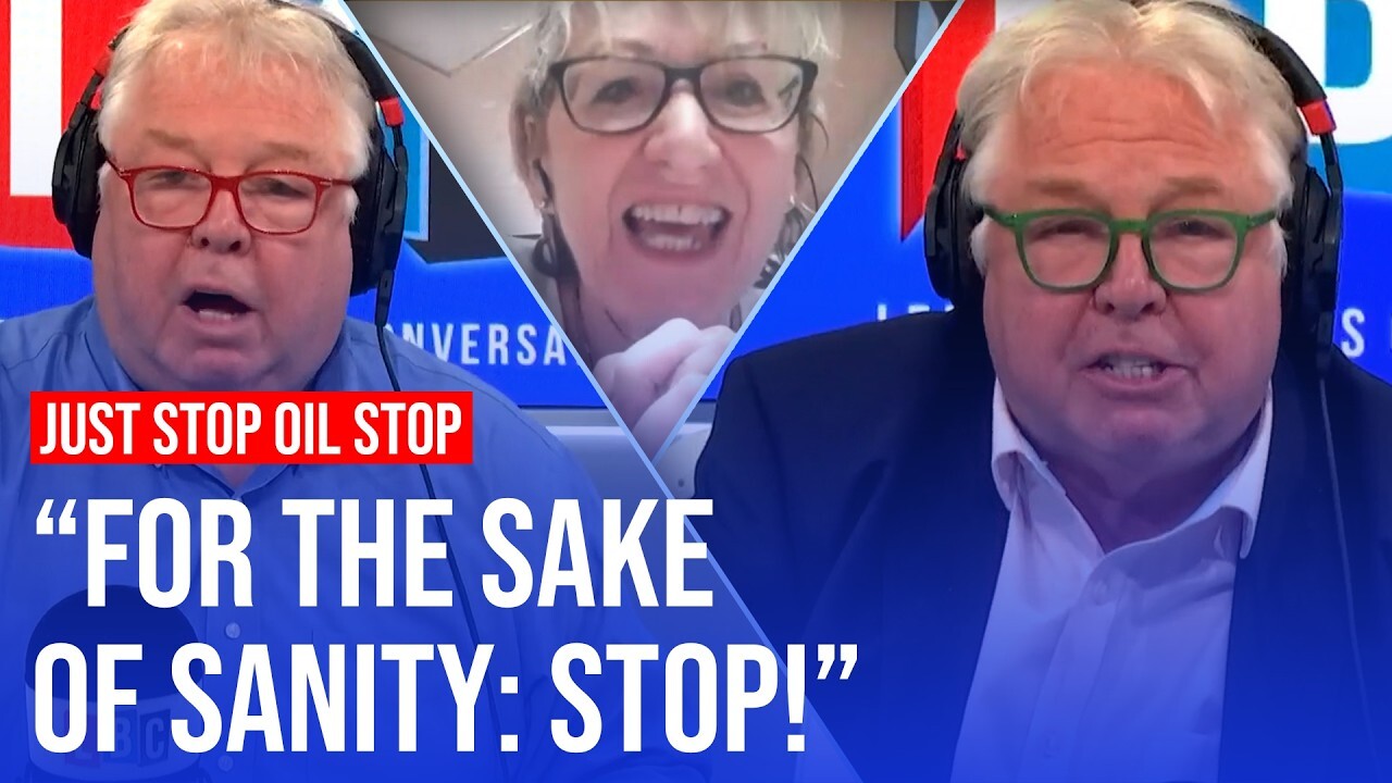 Video thumbnail for Just Stop: Nick Ferrari’s top ding-dongs with eco-activists