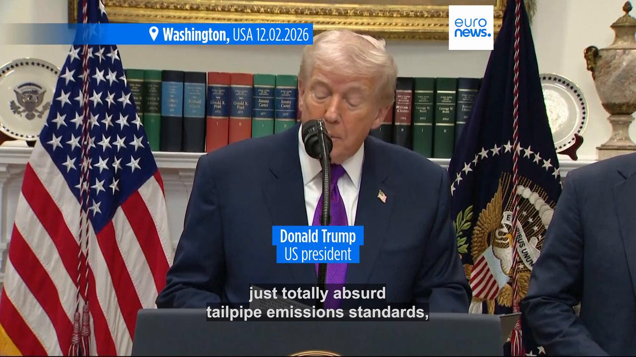 Video thumbnail for US President Trump makes most aggressive step yet to roll back US climate rules