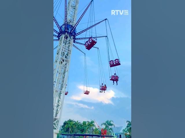 Video thumbnail for SKY SCREAMER 🎡 Tallest Ride at Wet N Joy Amusement Park #shorts #amusementpark