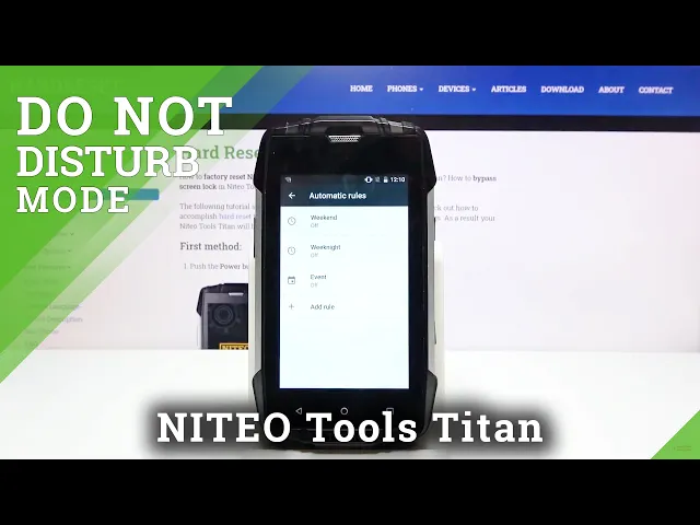 Video thumbnail for How to Enable DND Mode on Niteo Tools Titan - Set Up Do Not Disturb Mode