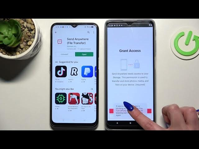 Video thumbnail for How to Transfer files from Oppo A16 to an Android Device -  Send Anywhere App