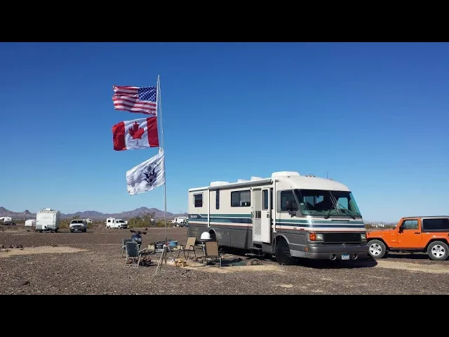 'Video thumbnail for RV Off-Grid Living vs. On-Grid RVing Near Quartzsite Arizona'