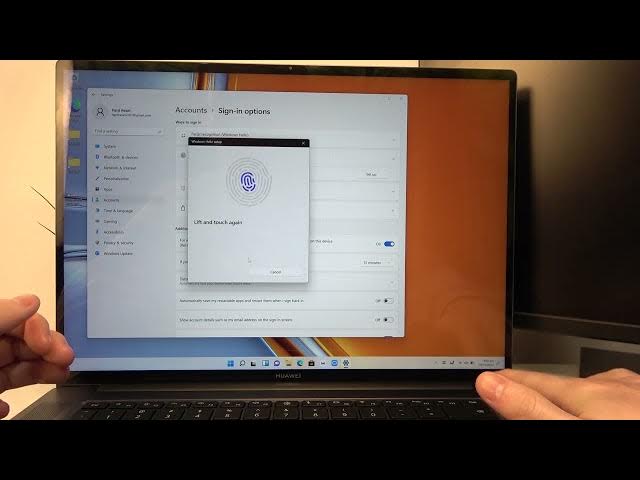 Video thumbnail for HUAWEI MateBook 16s - How To Add Fingerprint