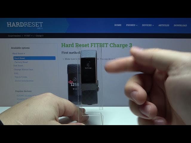 Video thumbnail for Soft Reset FITBIT Charge 3 – Fix Not Responding Screen