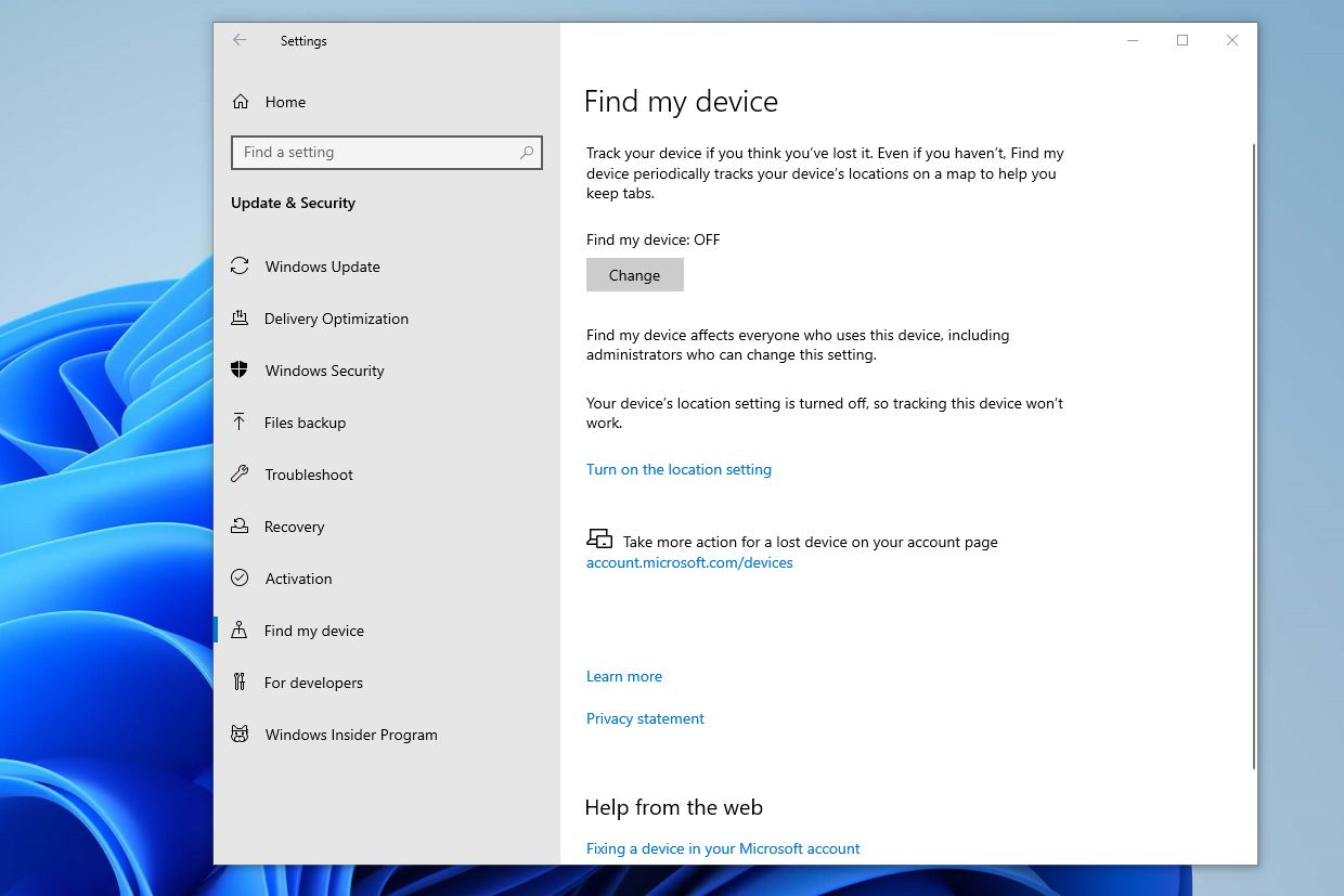 'Video thumbnail for How to find and lock lost windows device'