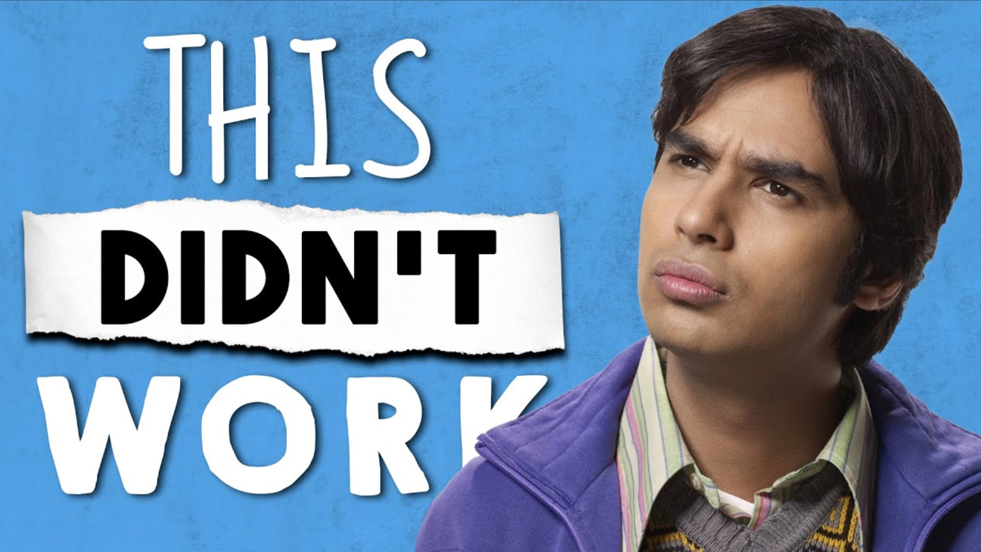 Video thumbnail for The Unfortunate Problem With Big Bang Theory's Raj Koothrappali