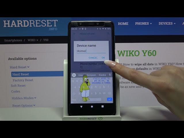 Video thumbnail for WIKO Y60 Set Up Name