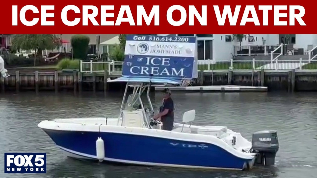 Video thumbnail for Ice cream delivered by boat