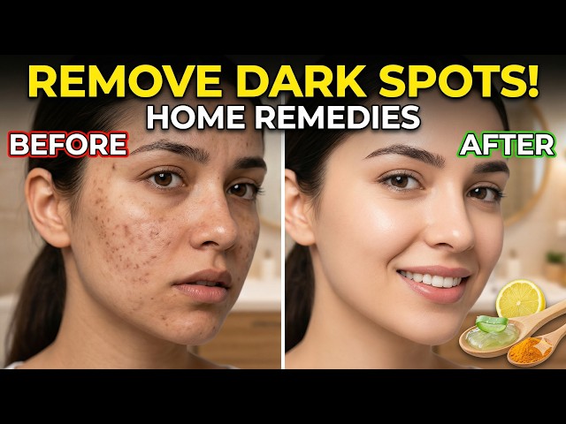 Video thumbnail for Home Remedies To Remove Dark Spots On Skin #homeremedies #herbalremedies #diyskincare