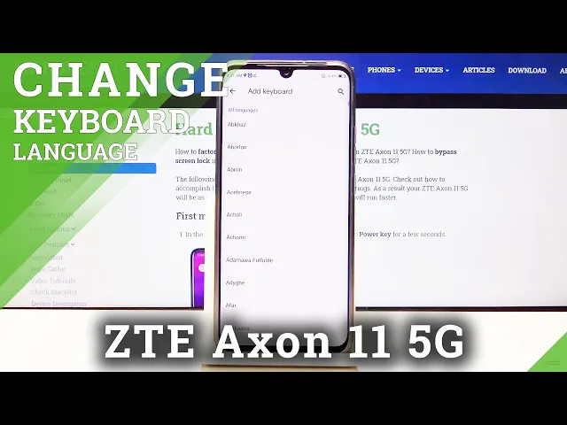 Video thumbnail for How to Change Keyboard Language on ZTE Axon 11 5G – Set Up Keyboard Settings