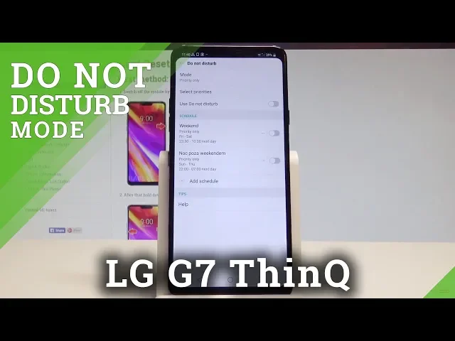 Video thumbnail for How to Enable Do Not Disturb on LG G7 ThinQ - Set Up Do Not Disturb |HardReset.Info