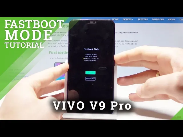 Video thumbnail for How to Boot into Fastboot Mode in VIVO V9 Pro - VIVO Fastboot Tutorial