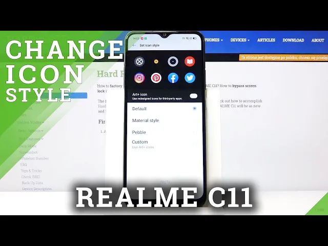 Video thumbnail for How to Change Icon Style in REALME C11 –Phone Customization