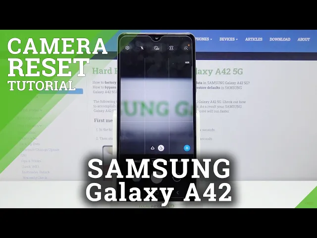 Video thumbnail for How to Restore Camera Default Configuration in Samsung Galaxy A42 - Reset Camera Settings