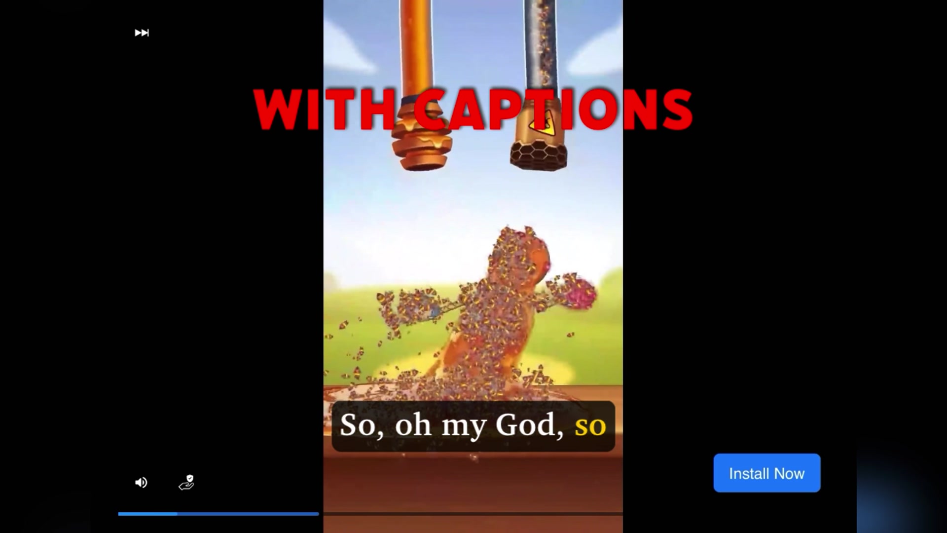 Video thumbnail for Kick The Buddy Ad With Captions