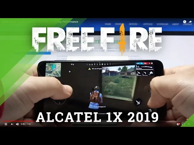 Video thumbnail for Garena Free Fire on ALCATEL 1X 2019 – Checkup Performance
