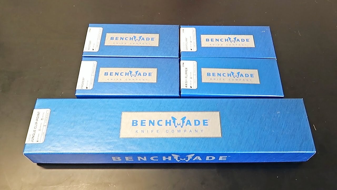 Video thumbnail for Unboxing Benchmade Knives ($600)