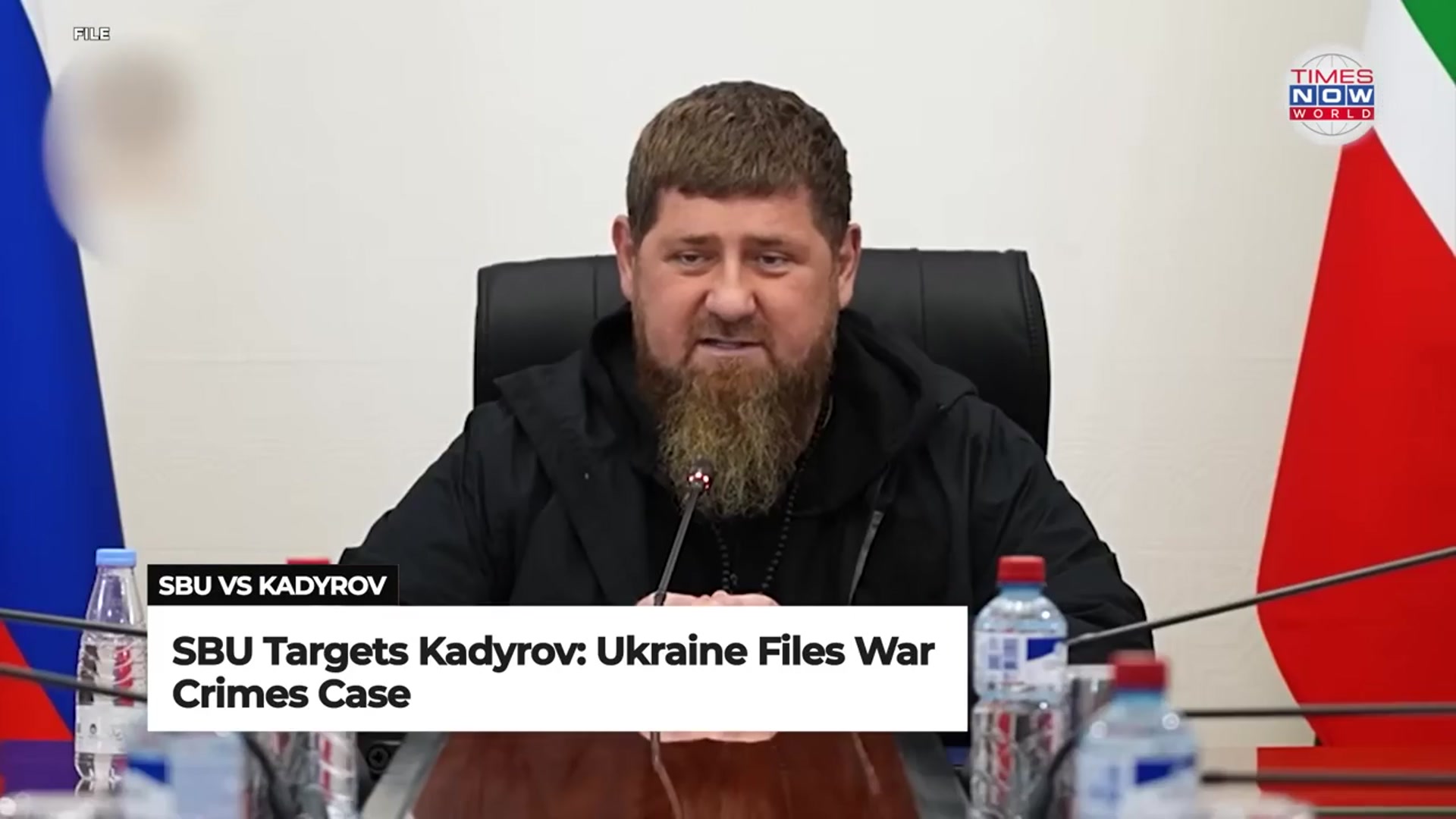 'Video thumbnail for SBU Files Bombshell Case Against Putin’s Ally Kadyrov Over War Crimes In Chechnya'