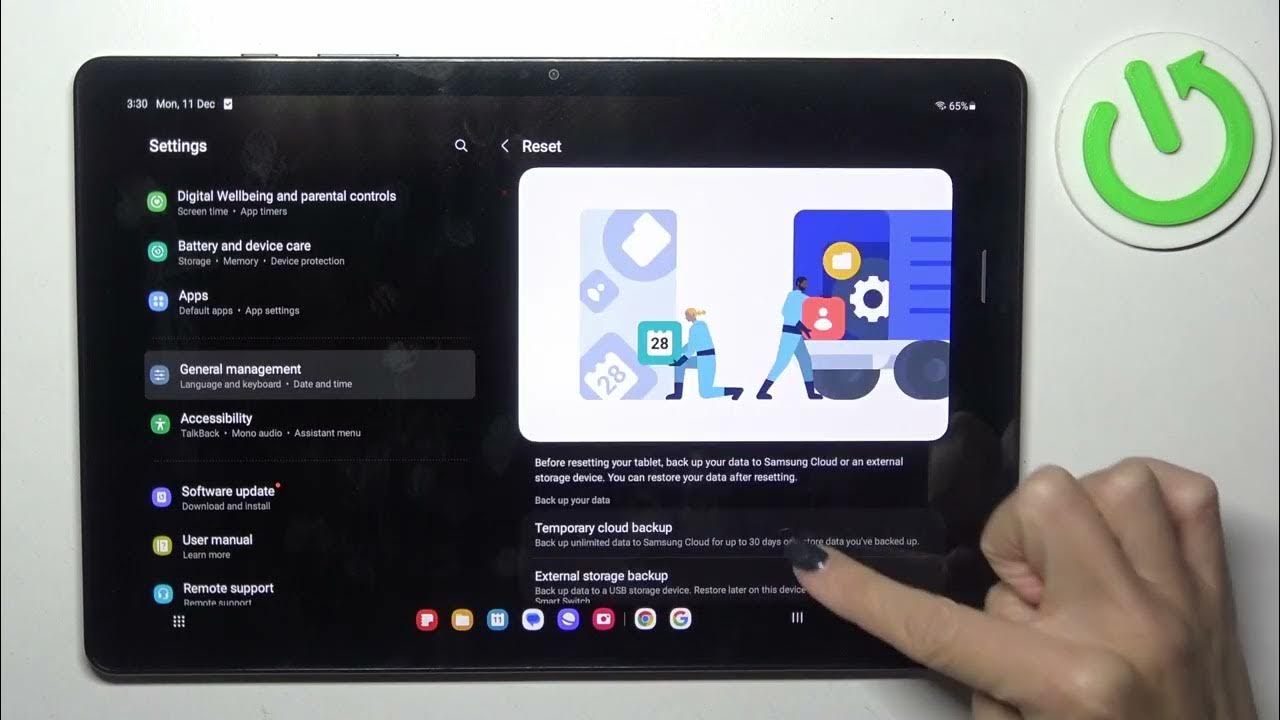 Video thumbnail for How To Reset Network Settings In Samsung Galaxy Tab A9+
