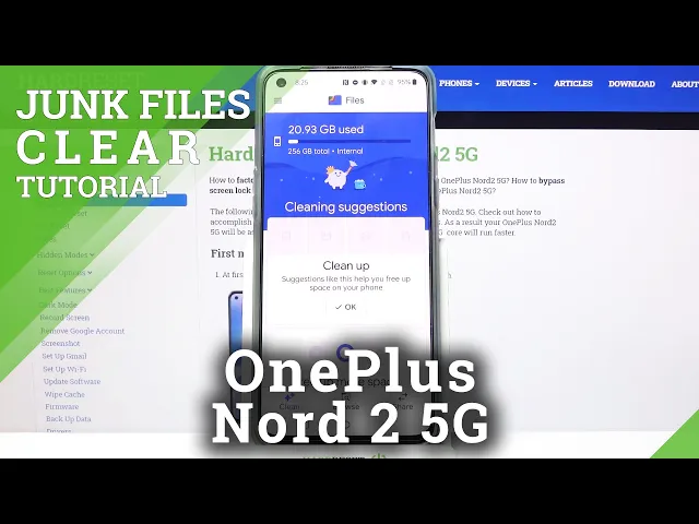 Video thumbnail for How to Clean Storage App Files on OnePlus Nord 2 by Google – Erase Junk Files