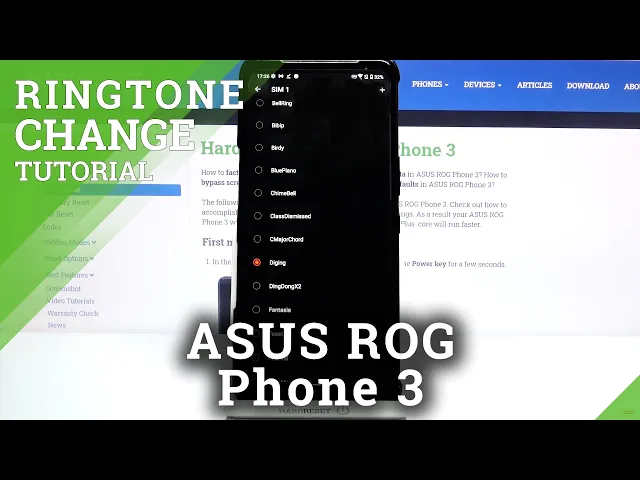 Video thumbnail for How to Change Ringtone in ASUS ROG Phone 3 – Find Default Ringtone List