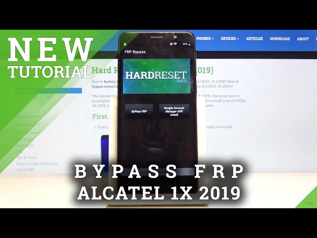 Video thumbnail for How to Unlock FRP on ALCATEL 1X 2019 - Bypass Google Verification