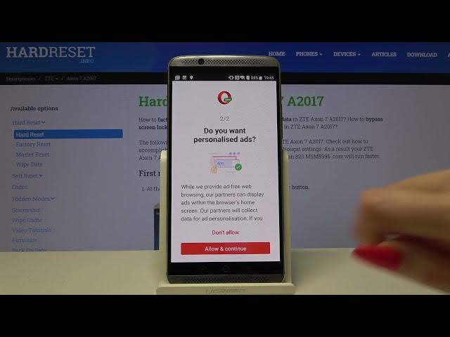 Video thumbnail for How to Block Ads on Opera Mini on ZTE Axon 7 A2017 – Block Advertisements