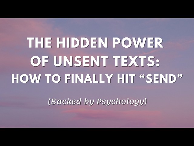 Video thumbnail for Unsent