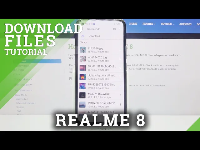 Video thumbnail for How to Find Downloaded Files on REALME 8 – Access Downloads