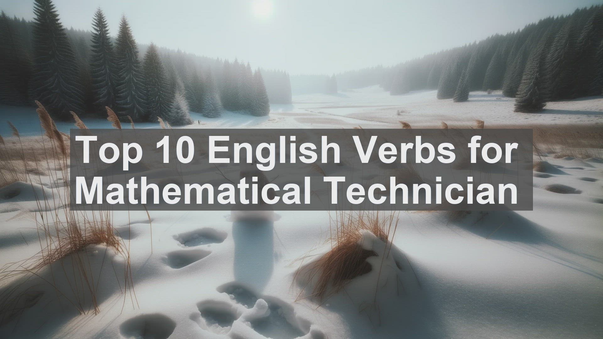 'Video thumbnail for Top 10 English Verbs for Mathematical Technician'