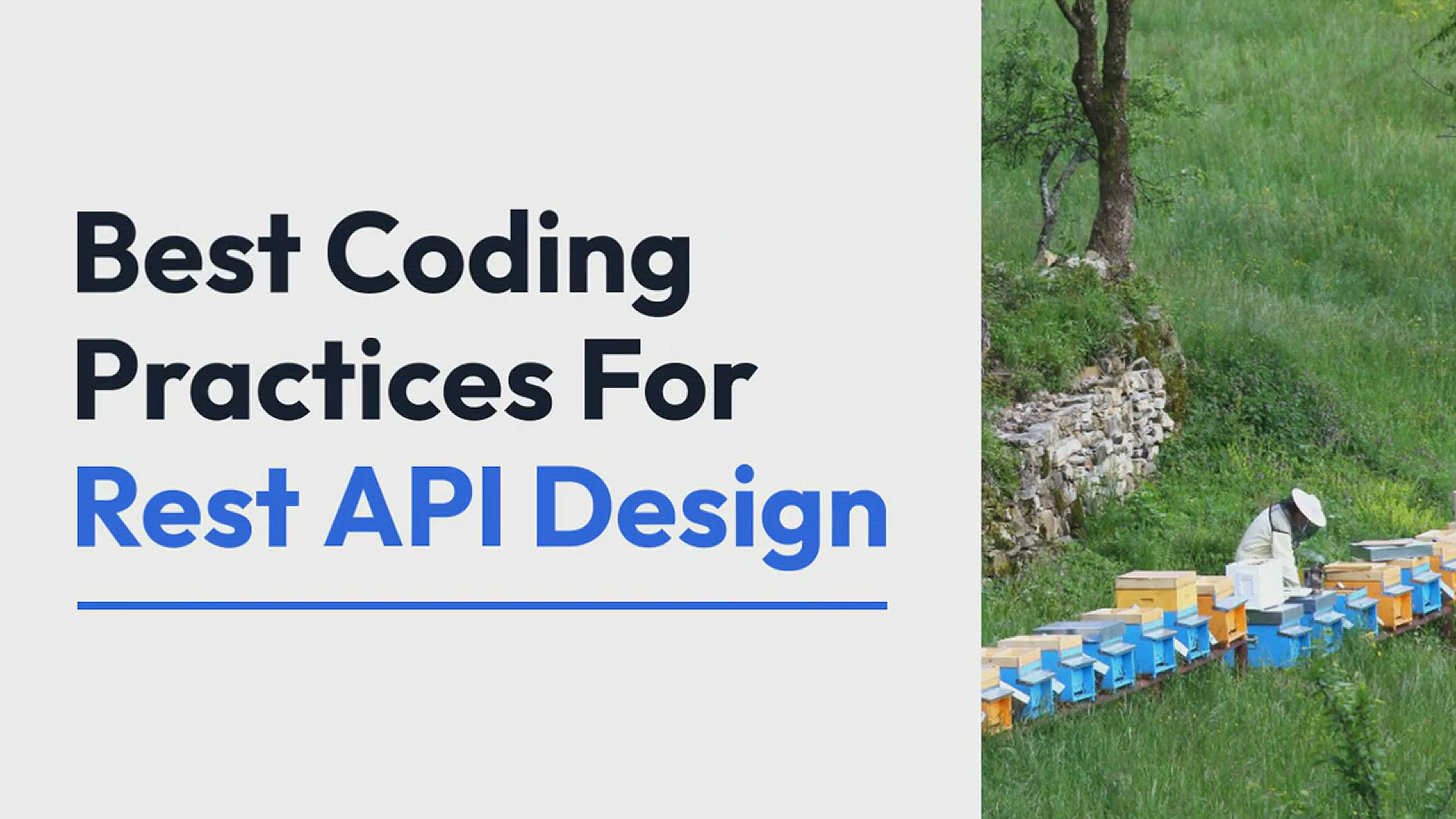 'Video thumbnail for Best Coding Practices For Rest API Design'