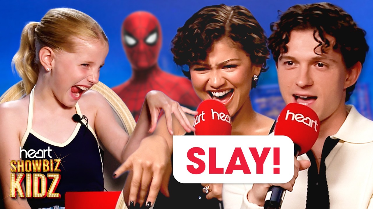 Video thumbnail for Tom Holland & Zendaya's Cutest Interview Ever | Showbiz Kidz