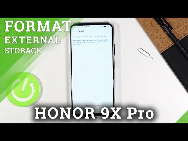 Video thumbnail for How to Format SD Card in Honor 9X Pro  – Erase External Storage