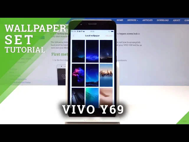 Video thumbnail for How to Change Wallpaper in VIVO Y69 - Refresh Desktop / Set Up Home Screen