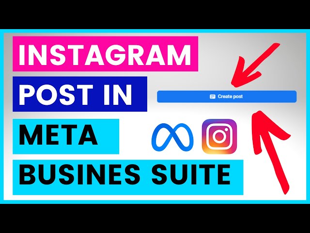 Video thumbnail for How To Create An Instagram Post In Meta Business Suite? [in 2025]