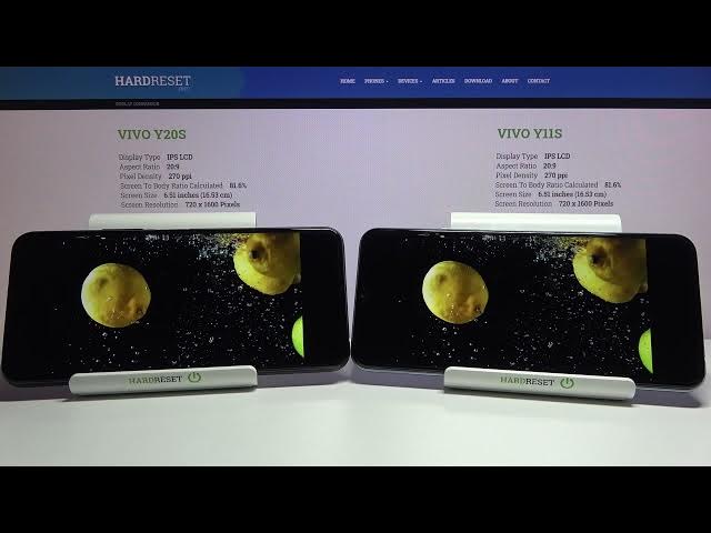 Video thumbnail for Displays Test VIVO Y20s vs VIVO Y11s | Displays Comparison