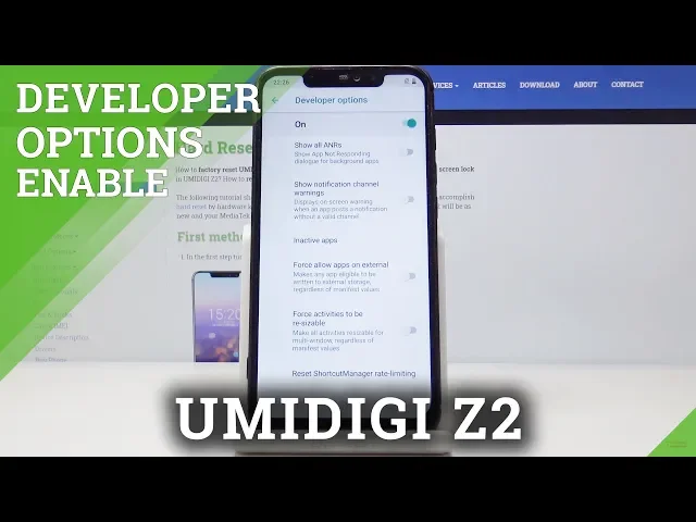 Video thumbnail for Developer Options UMIDIGI Z2 - USB Debugging / OEM Unlocking