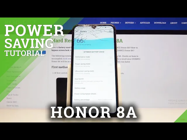 Video thumbnail for How to Enter Power Saving Mode in Honor 8A – Find Battery Saver