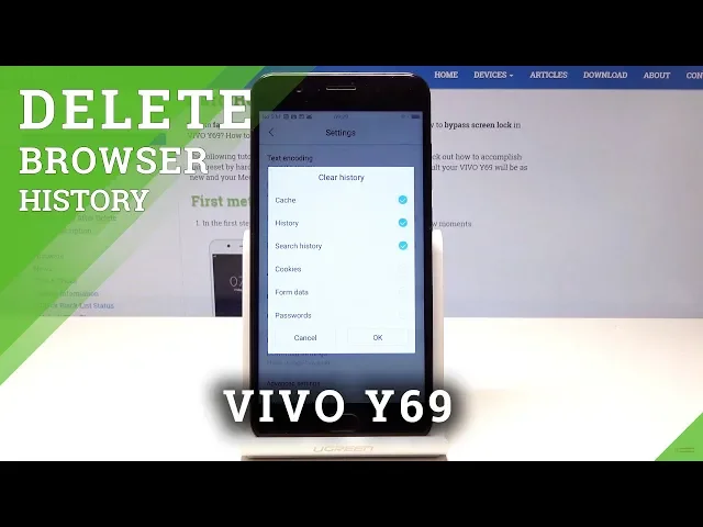 Video thumbnail for How to Reset Browser Data in VIVO Y69 - Delete History & Cookies