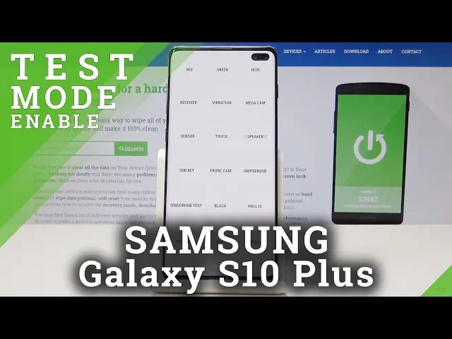 Video thumbnail for Test Menu SAMSUNG Galaxy S10 Plus - Galaxy Hardware Test Mode