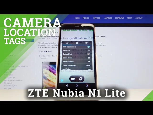 Video thumbnail for How to Turn On Camera Location Tags in ZTE Nubia N1 Lite – Switch On Localization Info