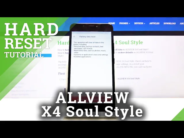 Video thumbnail for ALLVIEW X4 Soul Style Factory Reset Solutions | Wipe Data Instructions